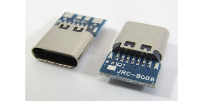 konektor micro USB-C female 28 - 14pin + board 4pin