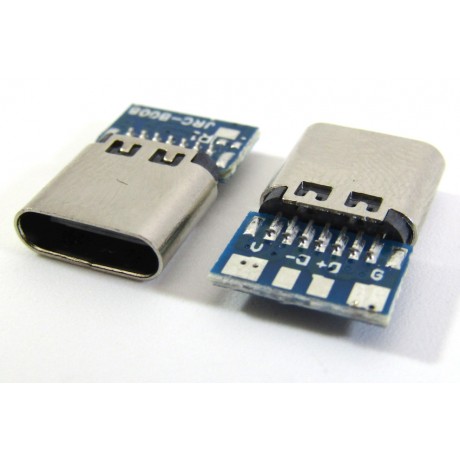 konektor micro USB-C female 28 - 14pin + board 4pin