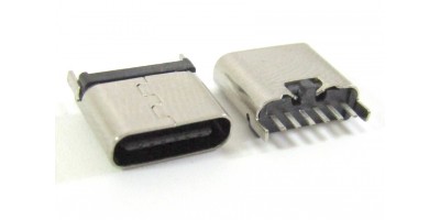 konektor micro USB-C female 39 - 6pin