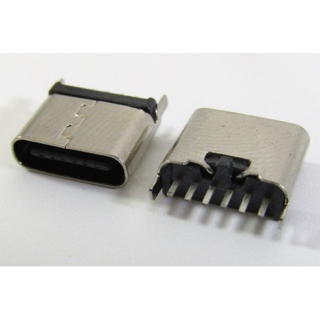 konektor micro USB-C female 39 - 6pin