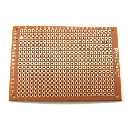 Universelle Leiterplatte, doppelseitig 5x7cm