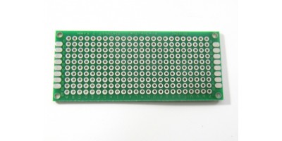 Universelle Leiterplatte, doppelseitig 7x3cm