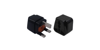 UK/EU,US power adapter čierny