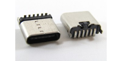 konektor micro USB-C female 26 - 6pin