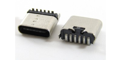 konektor micro USB-C female 26 - 6pin