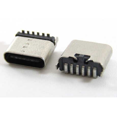 konektor micro USB-C female 26 - 6pin