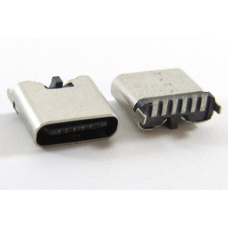 konektor micro USB-C female 26 - 6pin