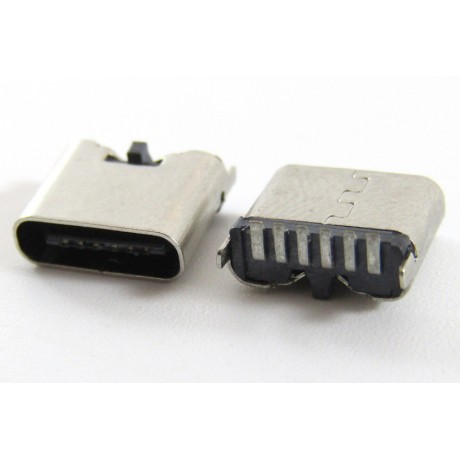 konektor micro USB-C female 26 - 6pin