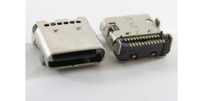 konektor micro USB-C female 27 - 24pin