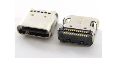 konektor micro USB-C female 27 - 24pin