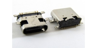 konektor micro USB-C female 29 - 16pin