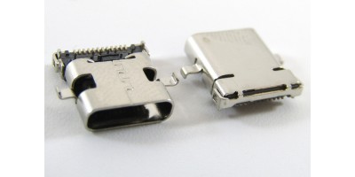 konektor micro USB-C female 30 - 24pin