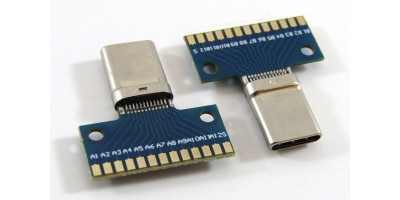 konektor micro USB-C female 33 - 26pin + board
