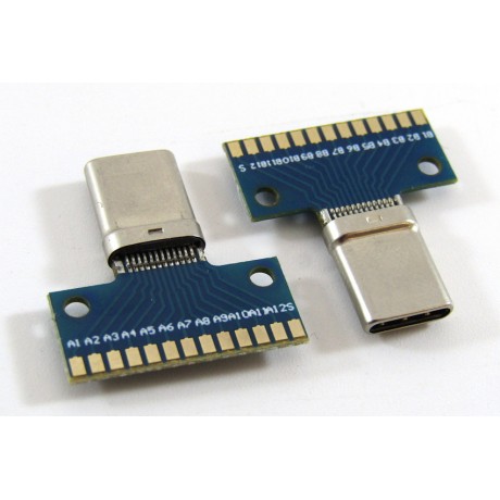 konektor micro USB-C female 33 - 26pin + board