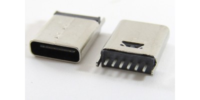 konektor micro USB-C female 38 - 6pin
