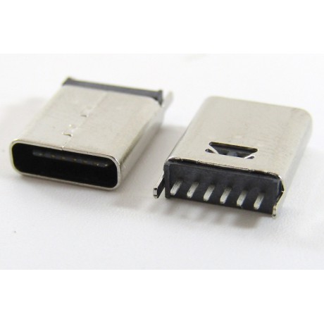 konektor micro USB-C female 38 - 6pin