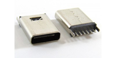 konektor micro USB-C female 38 - 6pin