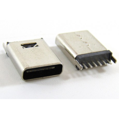 konektor micro USB-C female 38 - 6pin