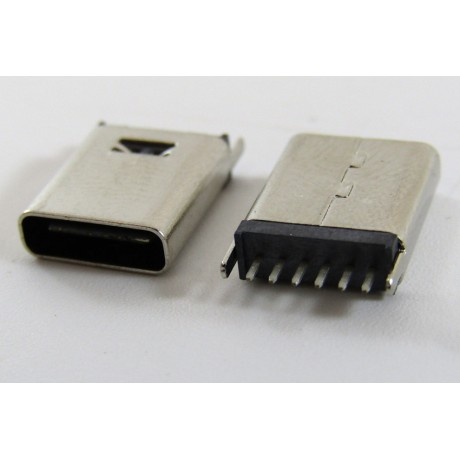 konektor micro USB-C female 38 - 6pin