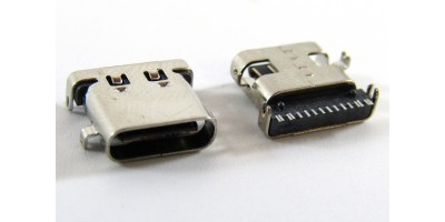 Micro USB-C female 40 - 16pin connector