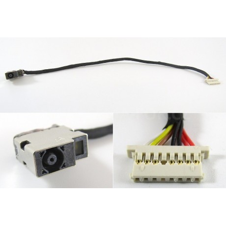 Napájecí konektor s kabelem HP 250 G7 255 G7 - 4,5x3,0mm - 8pin