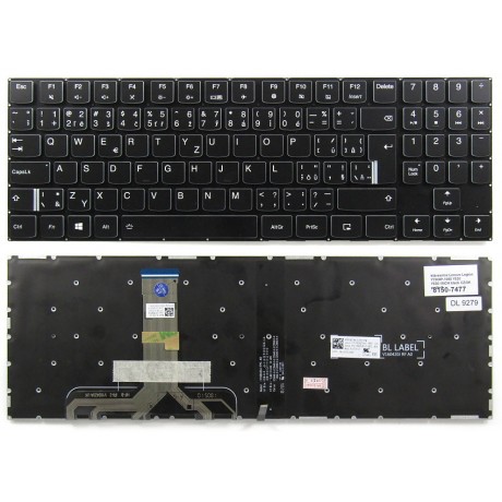 Czech keyboard Lenovo Legion Y7000P-1060 Y530 Y530-15ICH Y540-15IRH Y540-17IRH black CZ/SK backlight