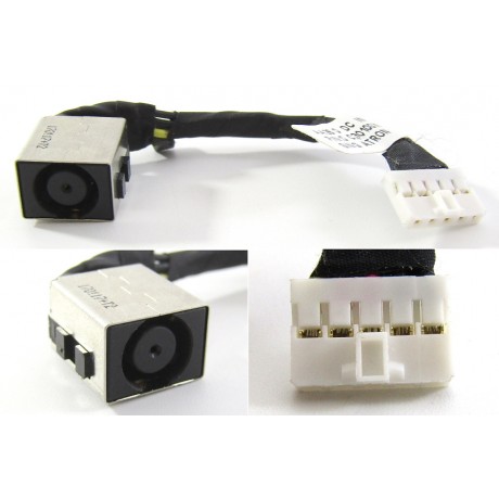 Power connector with Dell Latitude E7270 E7470 cable - 7.4x5.0mm - 5pin