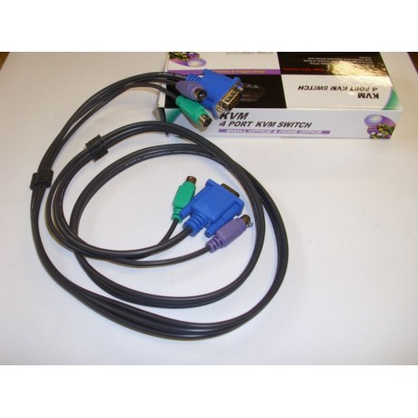 KVM-Kombikabel 2xPS2 + 1xVGA