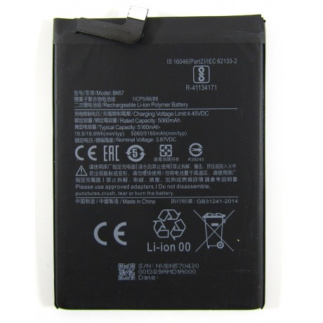 baterie BN57 pro Poxo X3 Pro - 5060mAh Li-Ion (Bulk)