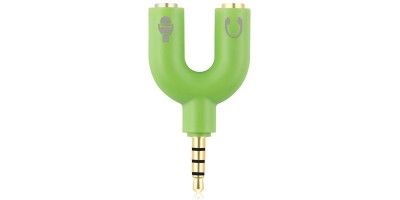 Rozdvojka jack 3,5" na slúchadlá a mikrofón