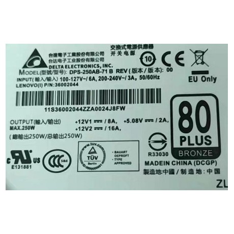 Power supply Lenovo IdeaCentre B520 B520e - 250W