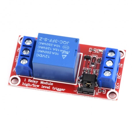 Switching relay module - 12V / 250V, 10A AC / 30V, 10A DC