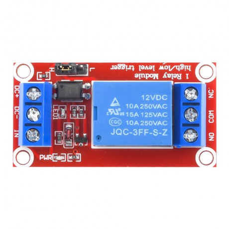 Switching relay module - 12V / 250V, 10A AC / 30V, 10A DC