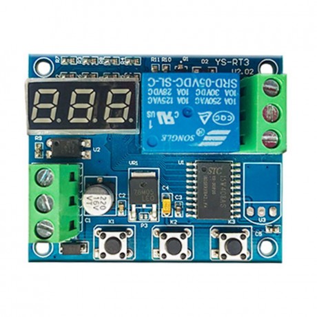 modul zpožďovacího relé - 12V / 250V,10A AC / 30V, 10A DC