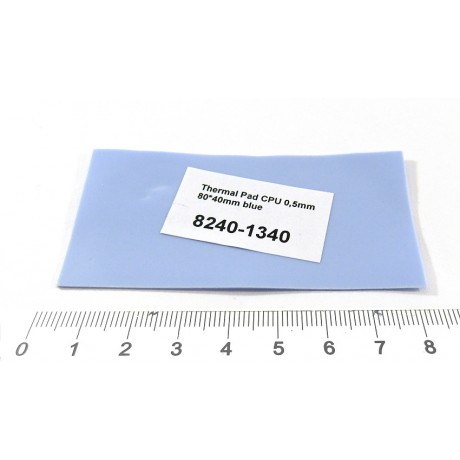 Thermal Pad CPU 0,5mm 80*40mm modrá