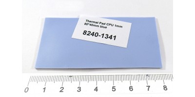 Thermal Pad CPU 1mm 80*40mm modrá