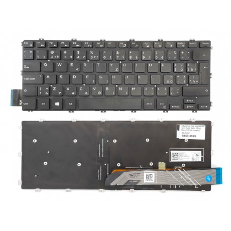 klávesnice Dell Inspiron 14 5481 5482 5491 P93G černá CZ/SK podsvit