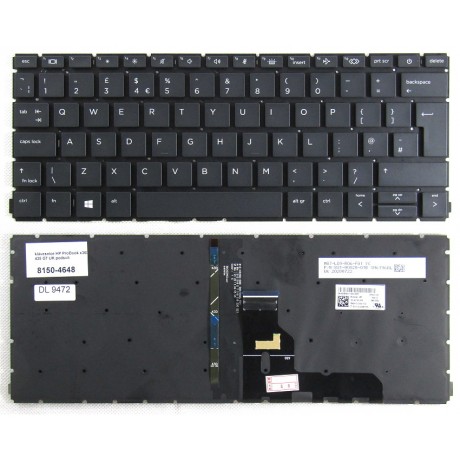 Keyboard HP ProBook x360 435 G7 UK backlight