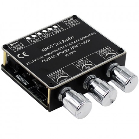 HIFI zosilňovač XINYI 2.1 2x15W 1x30W subwoofer BT
