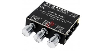 HIFI zosilňovač XINYI 2.1 2x15W 1x30W subwoofer BT