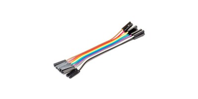 Dupont prepojovací kábel 10žil FF samica-samica (10cm)