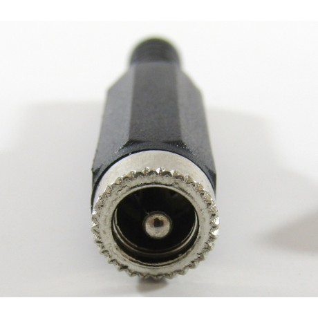 Connector 5.5*2.5 F screw plastic cap