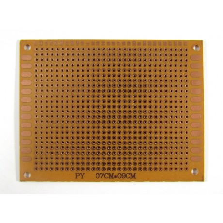 univerzální plošný spoj, oboustranný 7x9cm