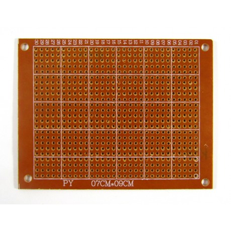 univerzální plošný spoj, oboustranný 7x9cm