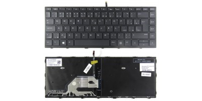 Tlačítko klávesnice klávesnice HP Probook 430 G5 440 G5 445 G5 black CZ/SK podsvit