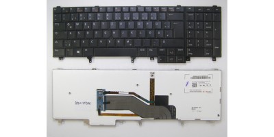 Tlačítko klávesnice Dell Latitude E5520 E5530 E6520 E6530 E6540 UK black touchpoint backlight