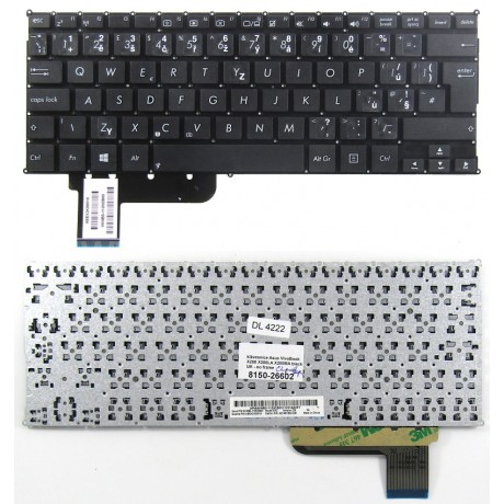 Keyboard button Asus VivoBook Q200 Q200E S200E X201 X201E X202 black UK