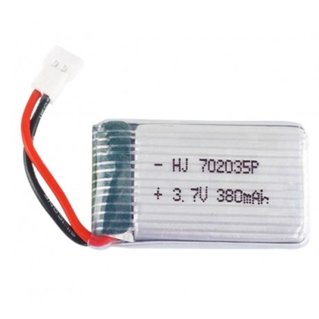 Battery 3.7V 380mAh, 39*21*7mm - 2pin