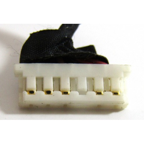 Power connector with cable connector Dell Vostro 14 5468 5568 P75G P64G P75G001 0W3R2Y - 4.5x3.0mm - 6pin