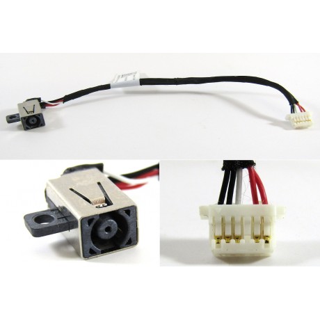 Napájecí konektor s kabelem Dell Inspiron 11 3000 Series 3147 3152 3153 3157 3158 - 4,5x3,0mm - 7pin